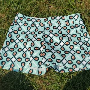 Crown and Ivy swirl twill dress shorts